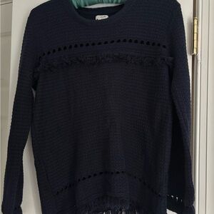 Women's JCrew Navy Sweater size S